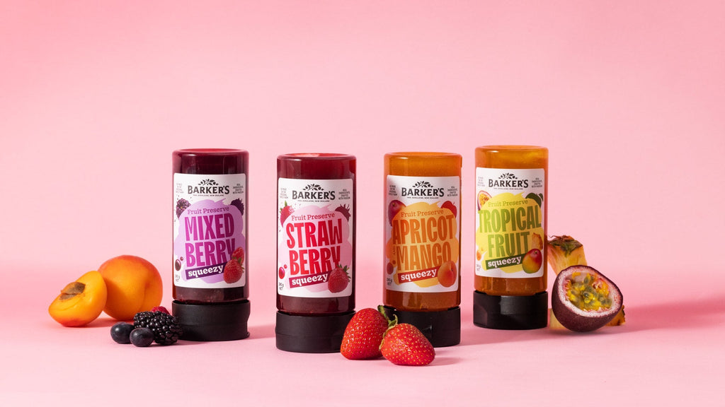 NZ's first Squeezy Fruit Preserves